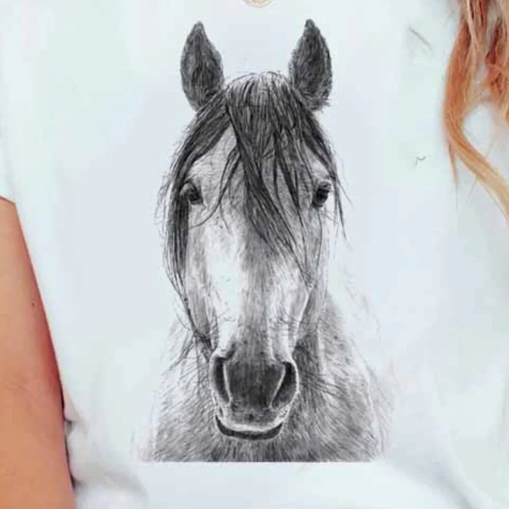 Horse T-Shirt, Women_s Men_s Kids, Equestrian Gift, Horse Riding TShirt - Picture 2 of 3